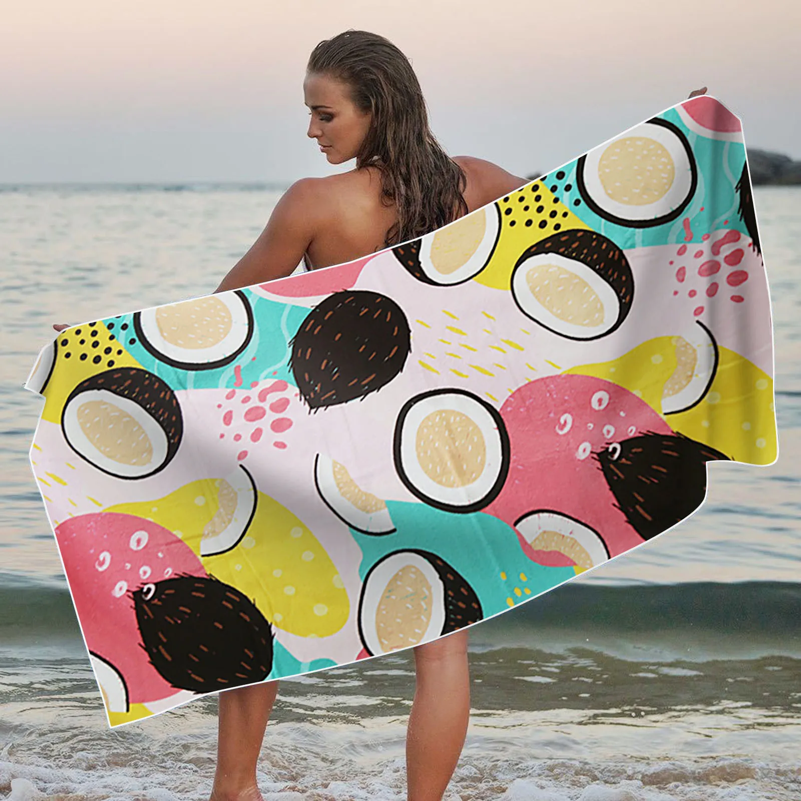 Microfiber Beach Towel Super Lightweight Camo Bath Towel Sandproof Beach Blanket Multi Purpose Towel For Towel Set