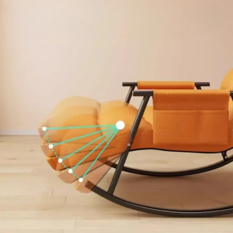 Style Modern Recliner Chair Comfort Nordic Armchair Chaise Rocking Single Ergonomic Sedia A Dondolo Living Room Furniture