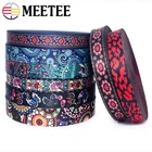 2 метра Meetee 38 мм Этническая жаккардовая лента нейлоновая тесьма для сумок ремешок ремень Лента Сделай Сам текстиль Одежда Декор Швейные аксессуары