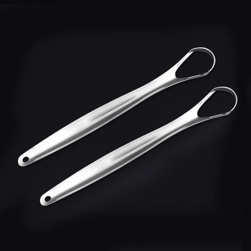 

4 шт., скребок для языка из нержавеющей стали