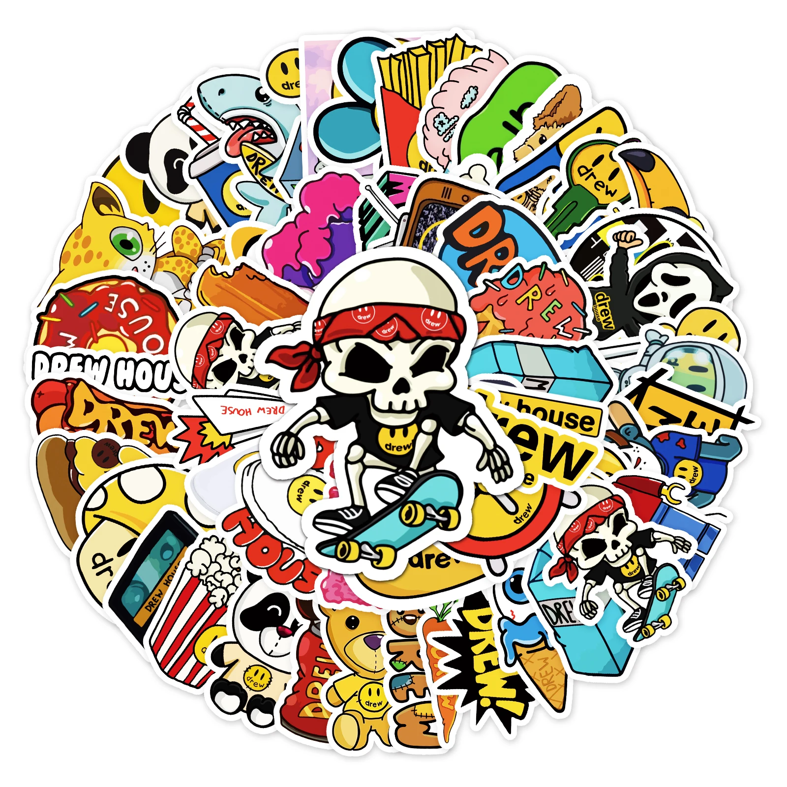 

Набор из 50 стикеров граффити