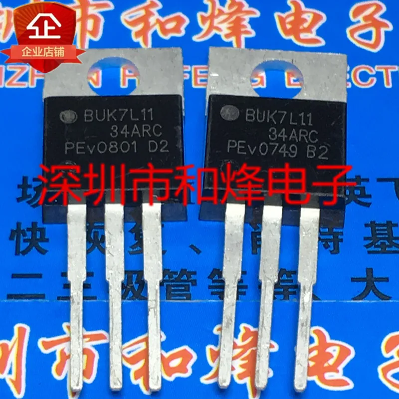 

5PCS-10PCS BUK7L11-34ARC TO-220 34V 75A On Stock New And Origjnal