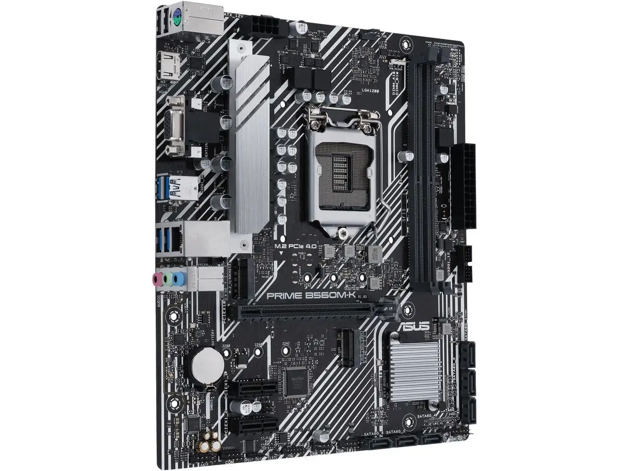 

Motherboard ASUS PRIME B560M-K LGA 1200 Intel B560 SATA 6Gb/s Micro ATX Intel Motherboard