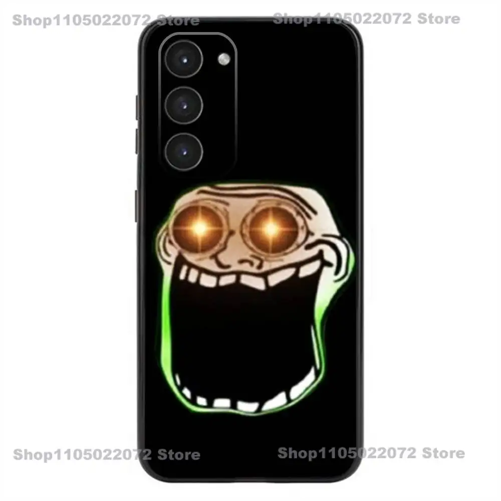 Фото Чехол для телефона Samsung Galaxy A20,21s,22,31,32,52,53,72,73,80,91 с забавными комиксами T-Trollfaces Comics MemeS, мягкий жидкий силиконовый черный чехол №3