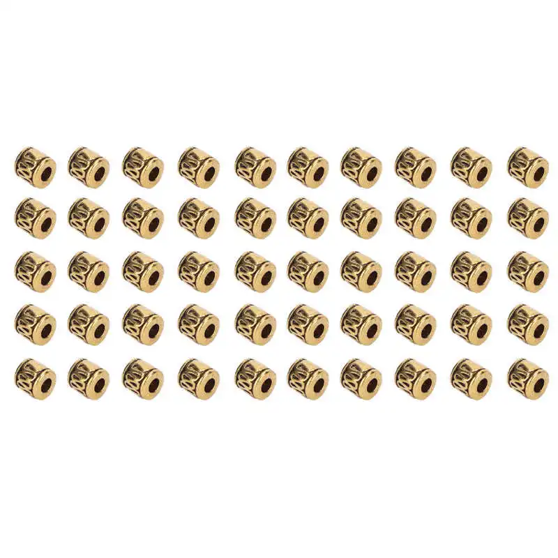 

Dreadlocks Beads Bracelets Making Alloy Hair Braiding Beads Golden for DIY Jewelry for Daily Wear