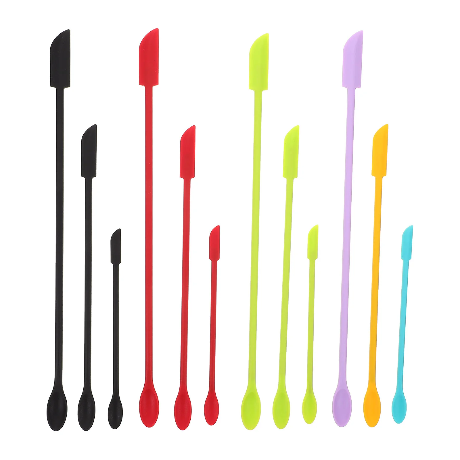 

Spatula Scraper Bottle Siliconelast Handle Drop Jam Jar Bottom Rubber Mixing Batter Non Stick Bakingmakeup Slim Spatulas Cream