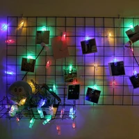 led clip string lights with battery box powered hanging photo studio decoration stairs corridor aisle atmosphere lights
