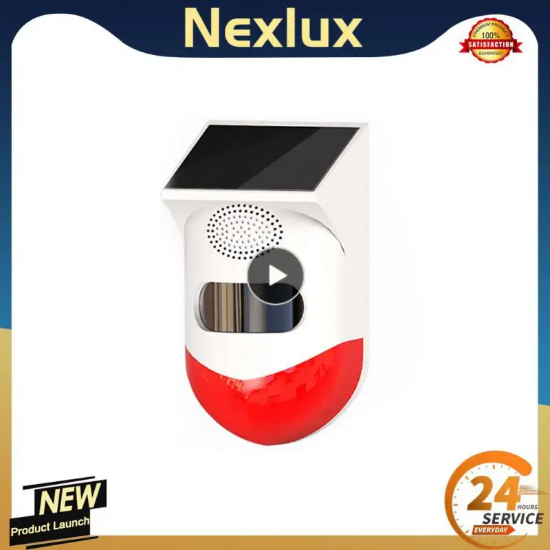 

Outdoor Anti-theft Animal Drive Warning Device Solar Infrared Alarm Detector Sensor Foldable Solar Energy Multi-function