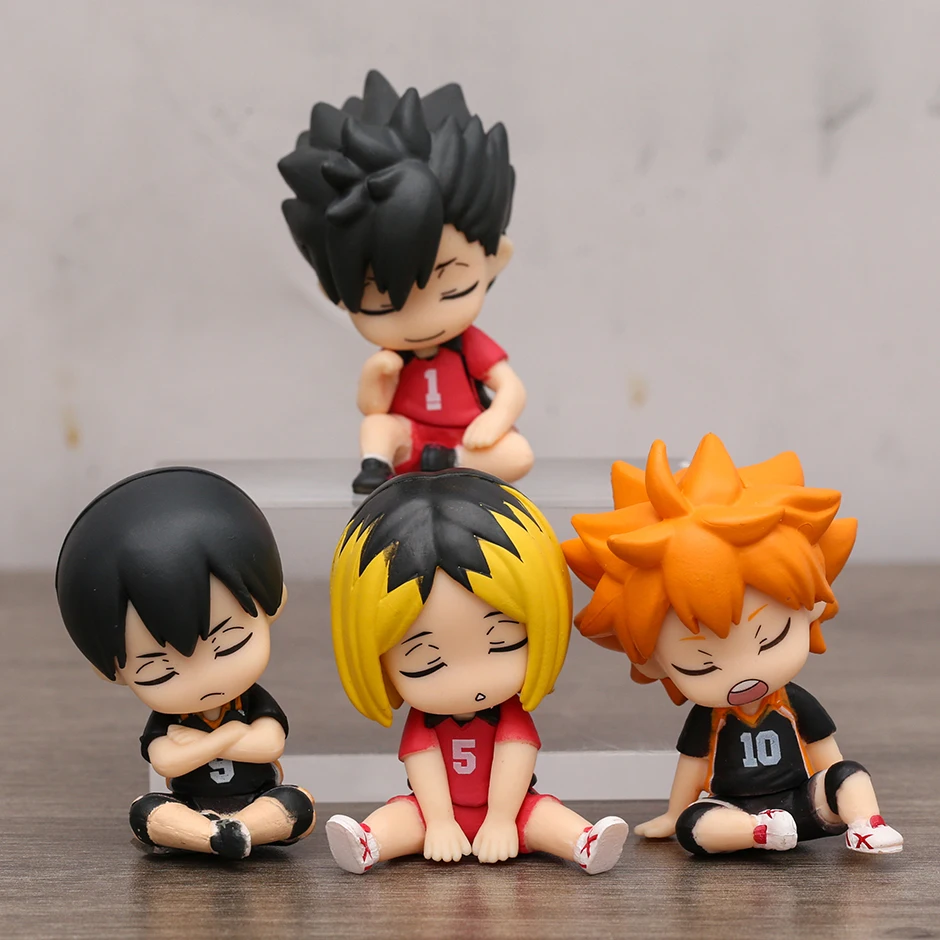 

4 шт./комплект, Haikyuu! Фигурки игрушечные Hinata Syouyou kageyama Tobio Kozume Kenma Kuroo Tetsurou, игрушки-модели
