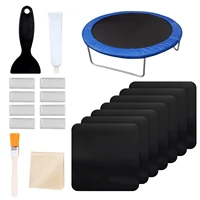 19pcs trampoline patch repair kit waterproof glue on square patch for tear or hole in trampoline mat trampoline repairing