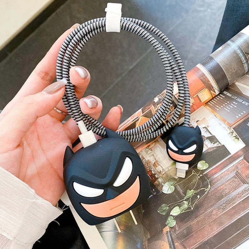 

Movie Batman Cable Bite Protection Cable Winding Machine Cute Data Cable Suitable for 18/20w Charging Head Protection Case
