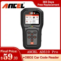 ancel obd2 diagnostic scanner ad510 obd2 scanner automotive professional engine battery test scanner for car diagnostic tools