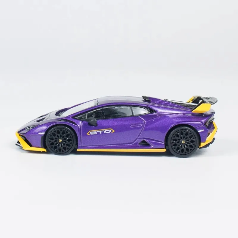 Модель автомобиля Mini GT 1/64 имитация Lamborghini сплав Huracan Sto модель для мальчиков