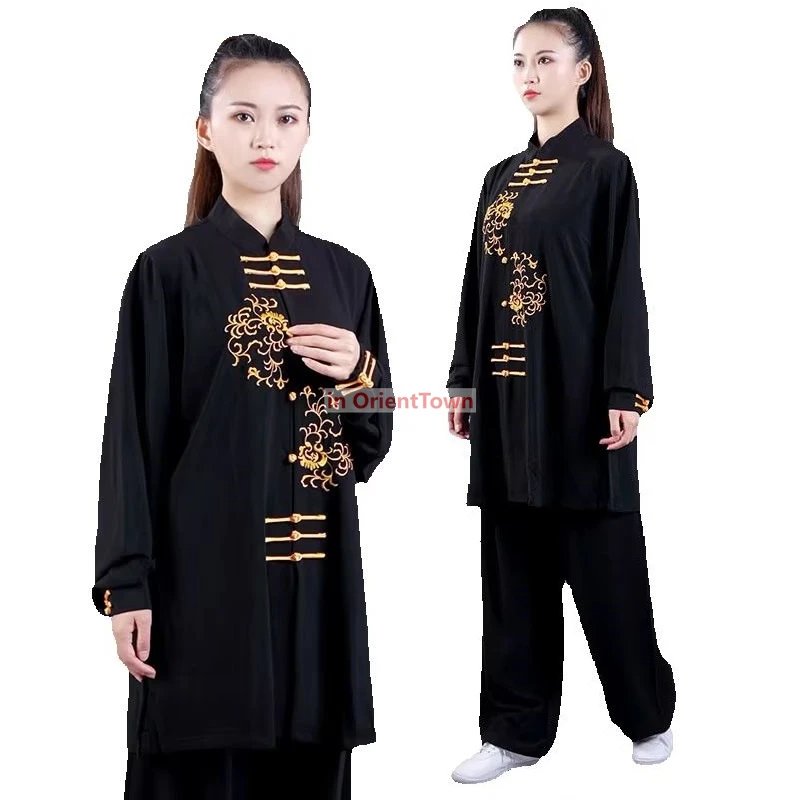 Китайский костюм Тай Чи Тан дышащая женская униформа для кунг-фу ушу боевые