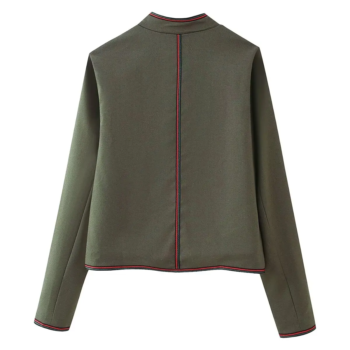 Женский новый модный универсальный кардиган из хлопка и конопли с круглым