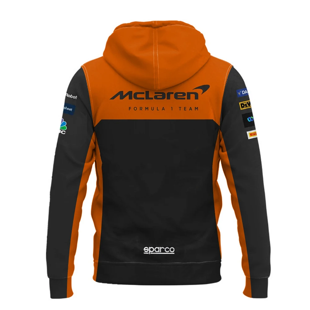 

Горячая Распродажа! Толстовка F1 McLaren с капюшоном команда формула один гоночный автомобиль 3D принт персика Мужская Женская модная толстовка ...