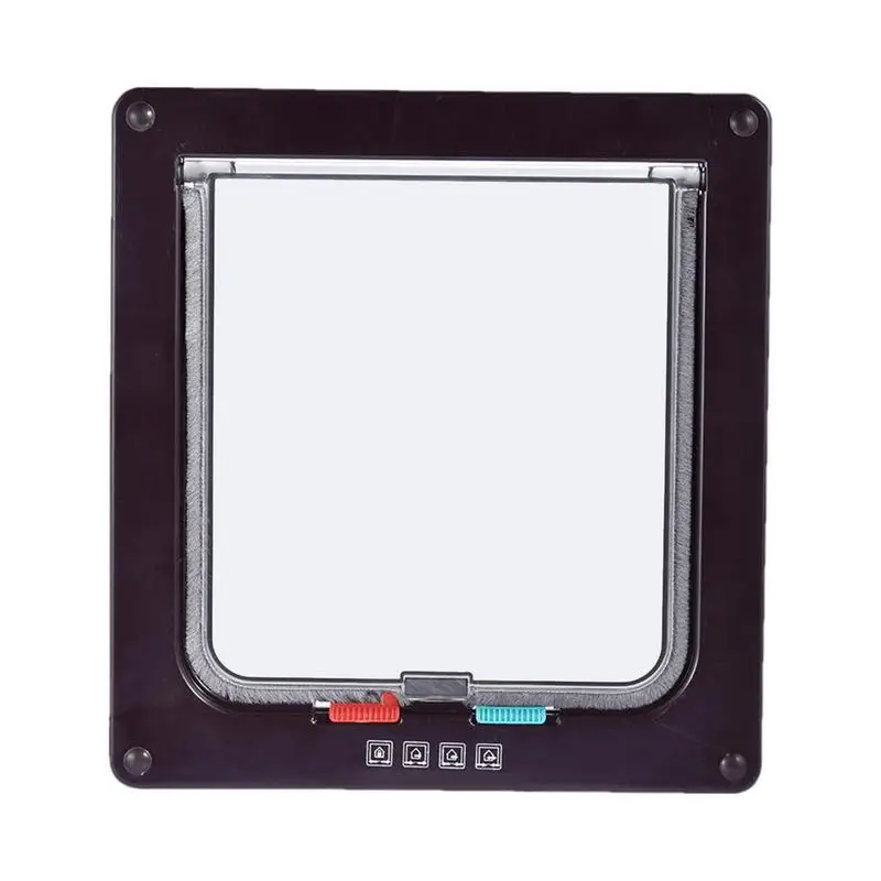 

Прозрачная практичная дверь для домашних питомцев, дверь для внутренних и наружных стен, дверь-собачка для настенных шкафов, гаражных двере...