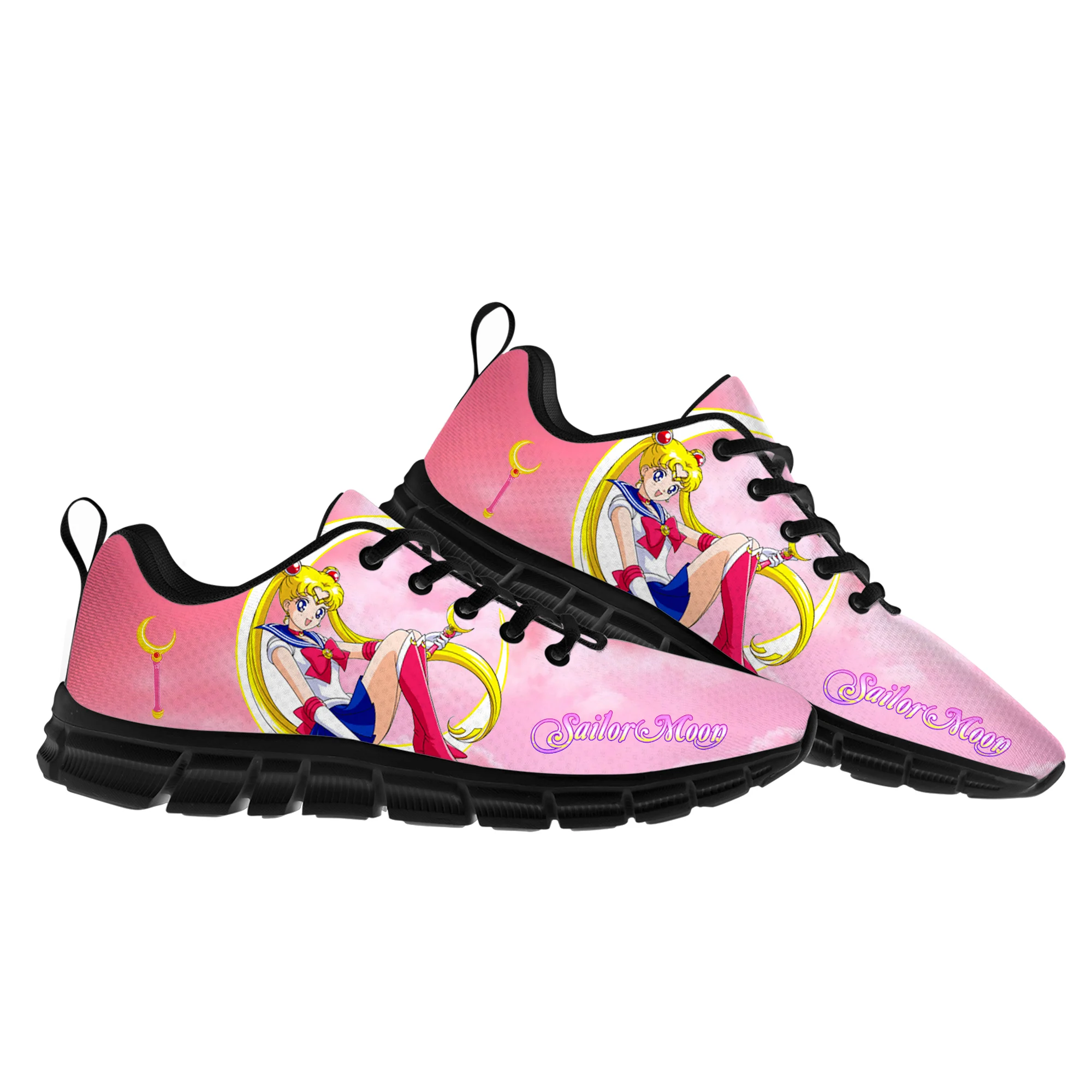 

Anime Moon Manga Cartoon Sailor Sports Shoes Mens Women Teenager Kids Children Sneakers High Quality Comics Sneaker Custom Shoe