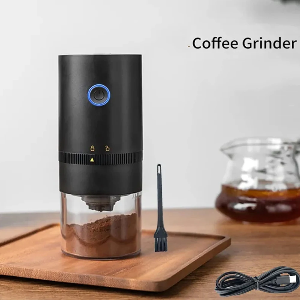 

2022 Mini Portable Electric Coffee Bean Grinder USB Type-C Rechargeable Profession Ceramic Grinding Core Coffee Beans Grinder