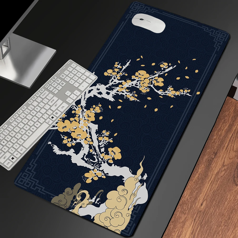 

Yellow Leaf Litter Mouse Pad Thickening Desk Mat Keyboard Pad Free Shipping Lock Edge Pad Mouse Pc Accessories Gaming Table Rug