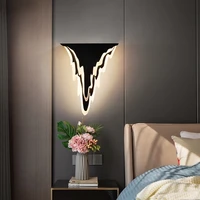 modern creative simple led wall lamp bedroom bedside lamp living room study hallway aisle decorative lighting light fixtures d