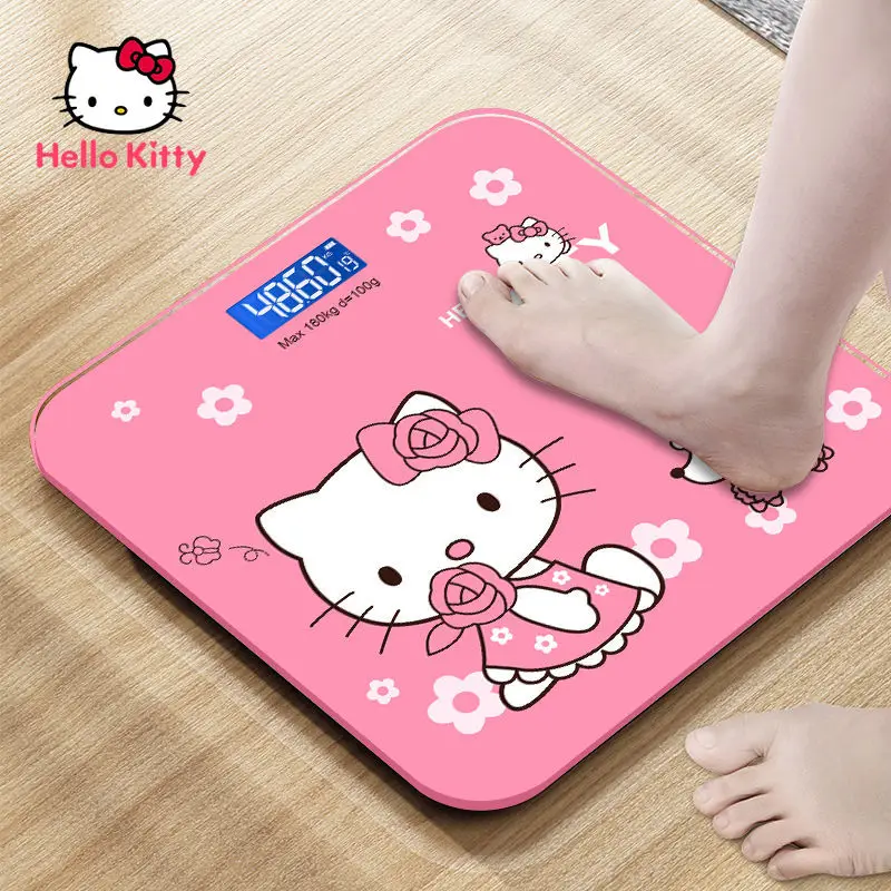 

Hello Kitty Cartoon Fashion Home Precision Electronic Scale Weight Scale Adult Weighing Human Body Charging Scale Counter