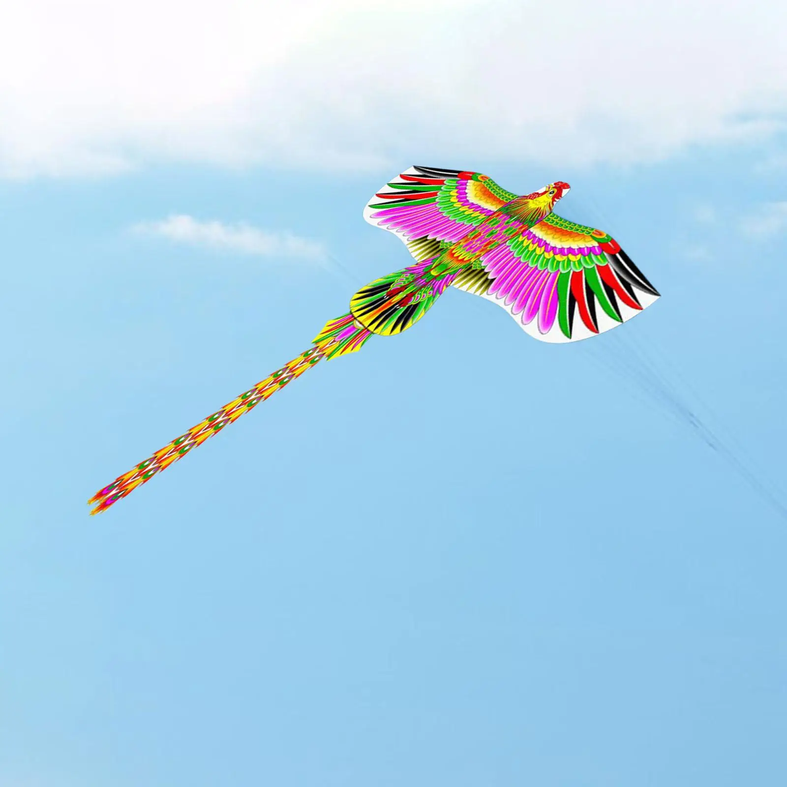 

Huge Kite for Adults Single Line Colorful with Long Tail Large Giant Kites for Park Outdoor Activities Backyard Beach