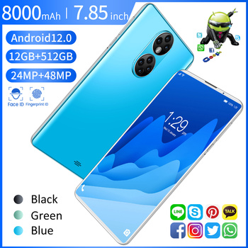 Global Version New Pad Mini 5G MatePad Tablet PC P50 12GB RAM 512GB ROM 24+48MP Android12 WPS Office Google Play Dual SIM