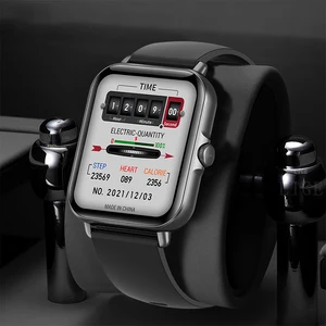 2022 New Bluetooth Answer Call Smart Watch Men Full Touch Screen Sports Fitness Watch IP67 Waterproo