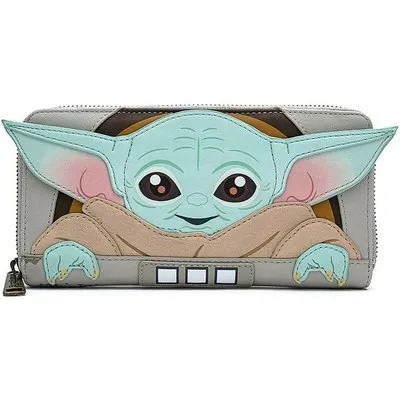 Disney Marvel Star War Yoda  5454 Fashion Anime Wallet Cartoon Wallets Coin Bag Casual Purses Card Unisex Gift