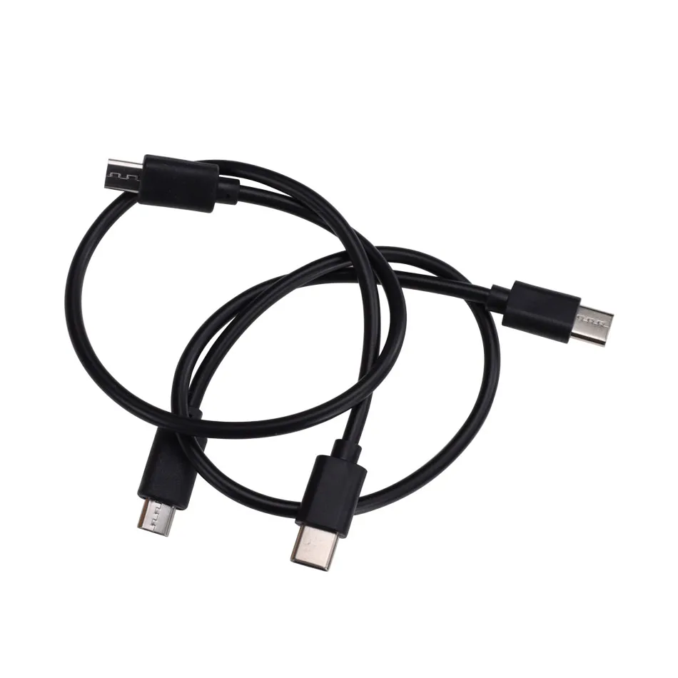 

500 шт., Кабель-адаптер для зарядки и синхронизации с Type C на Micro USB