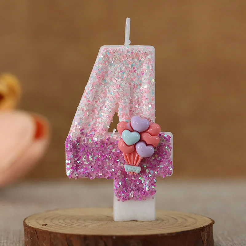 MOONBIFFY свечи для торта с бантом 0-9