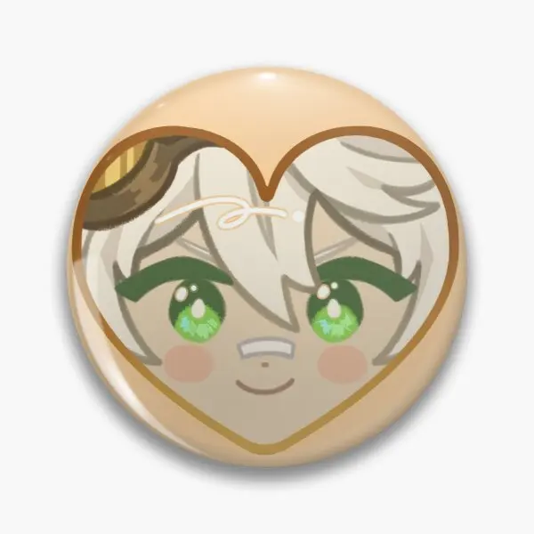 

Мягкая булавка для пуговиц в форме сердца от Беннетта Genshin, ювелирные изделия, значок для влюбленных, забавный подарок, женская брошь на воро...