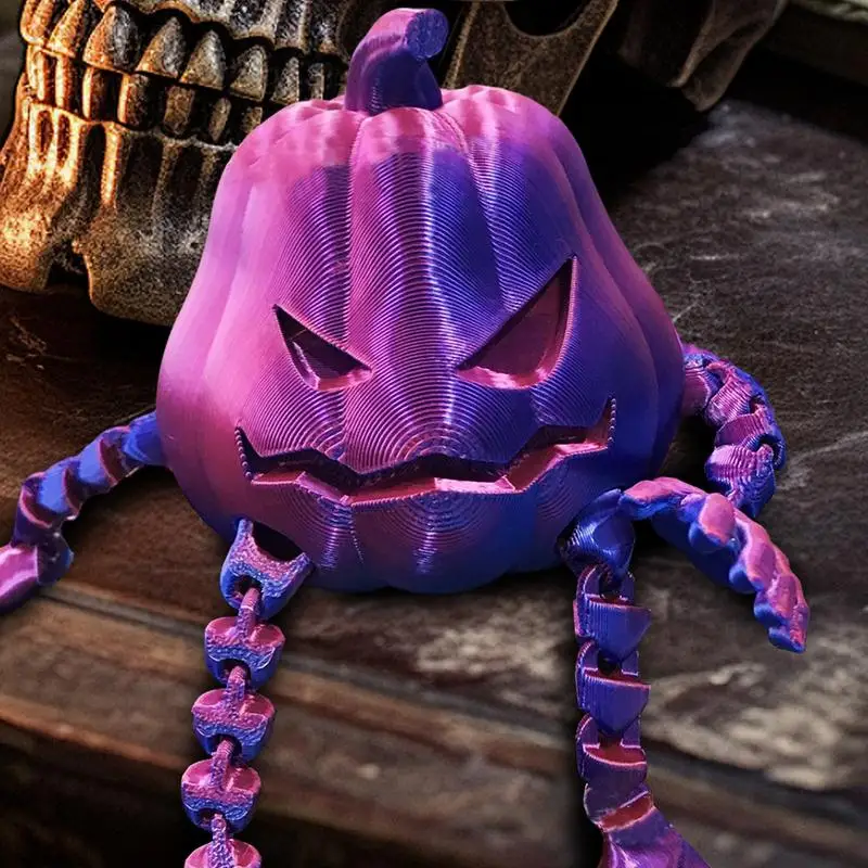 Украшение на Хэллоуин статуя тыквы 3D украшения фигурка человек настольное