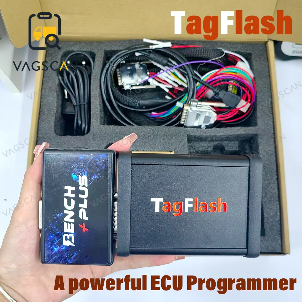 

For OBD/BENCH/BOOT/BDM/ JTAG Mode Full Read TCU Car Truck Motorbike Chip Tuning Tool Newest TagFlash ECU Programmer