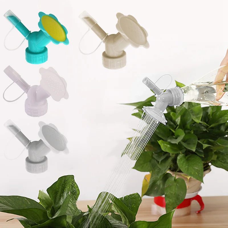 

Watering Bottle Cap Dual Sprinkler Nozzle Watering Spout Bottle Watering Can Double Head Nozzle Bonsai Garden Irrigation Tool