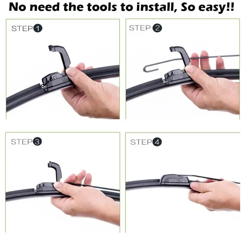 Двойного резинового автомобильного стеклоочистителя для Ford KA TA TB RB RU8 Grand Prix + UK FK