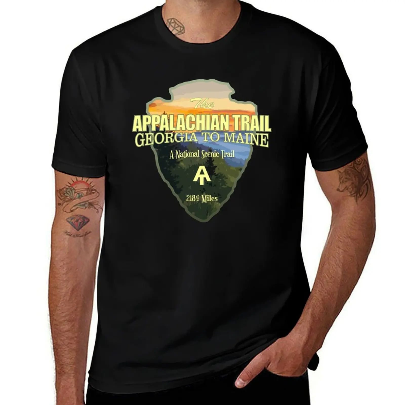 Фото Футболка с короткими рукавами Appalachian Trail (arrowhead) из хлопка №1