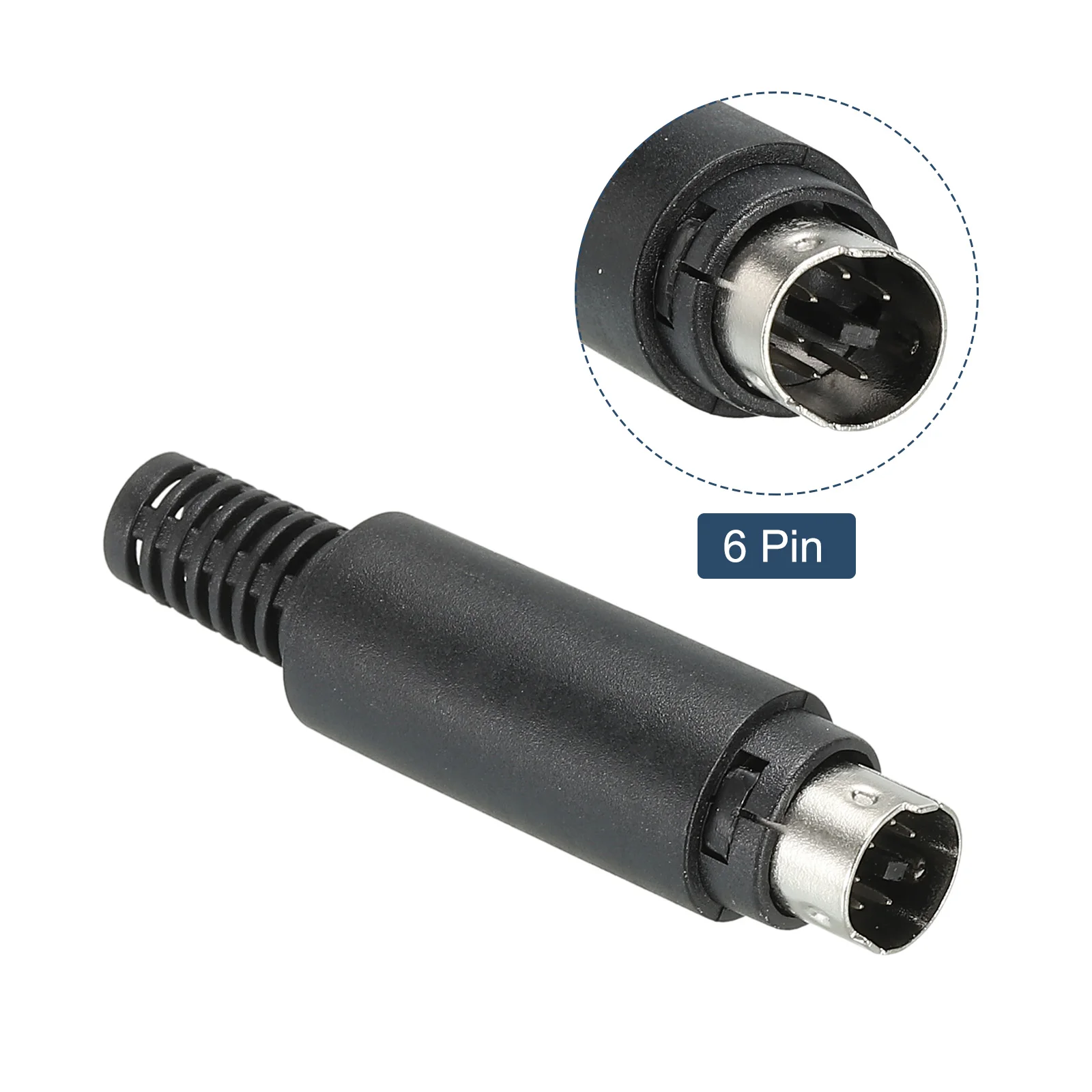 

UXCELL S-Video DIN Мини-розетка 3/4/5/6/7/8-контактная черная 2/5 шт.