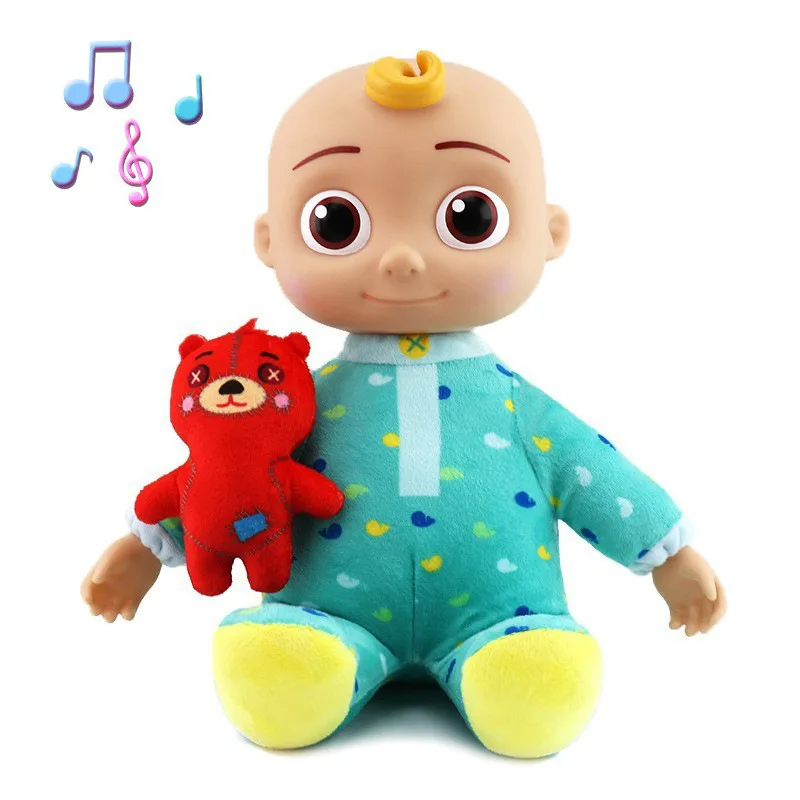 

5 Style Cocomelon Plush Doll Sing Music Box with Seven Kinds of Music JoJo Doll Children's Toys Child Companion LOLS Doll