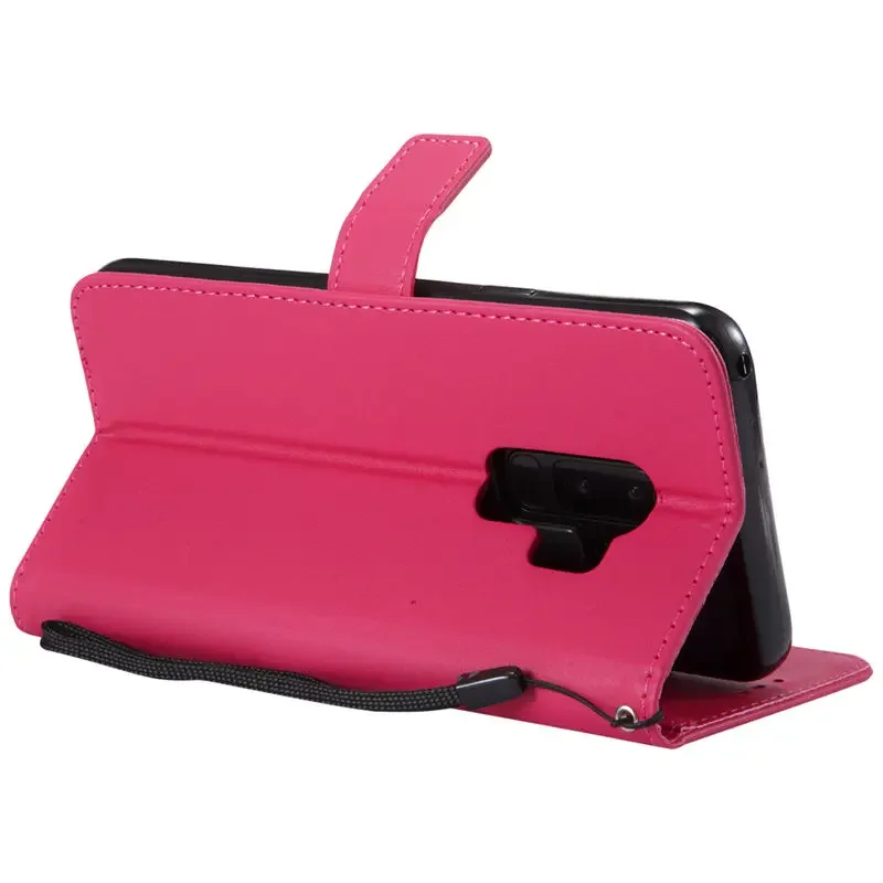 S9 чехол для Samsung Galaxy G960F кожаный бумажник откидной Чехол + S 9 Plus G965F оболочка чехлы