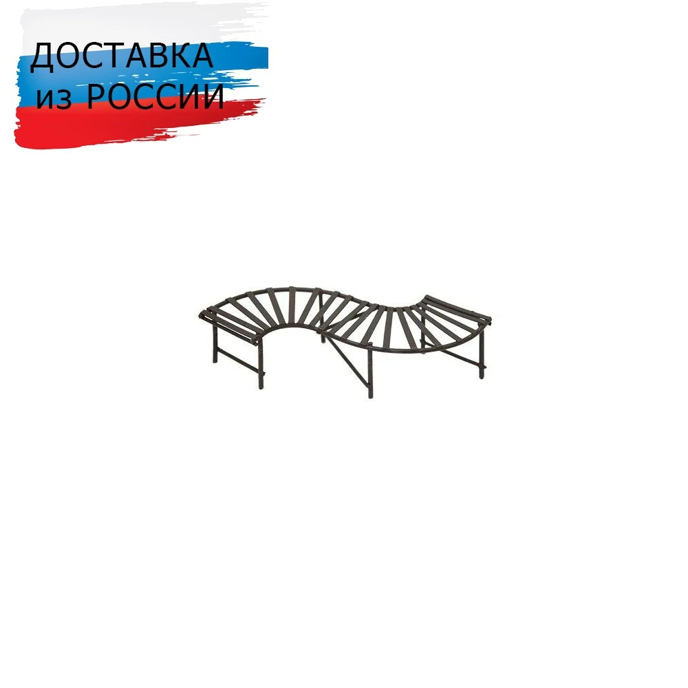 KB4203 Металлическая мини скамейка корич. 12 2*2 7см Астра |