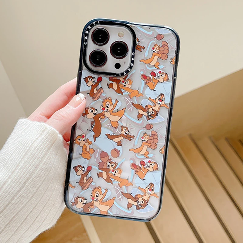 

Cartoon Squirrel Acrylic Frame Transparent Phone Case Cover for IPhone 11 12 13 14 Pro Max Case for IPhone 14 Pro Max