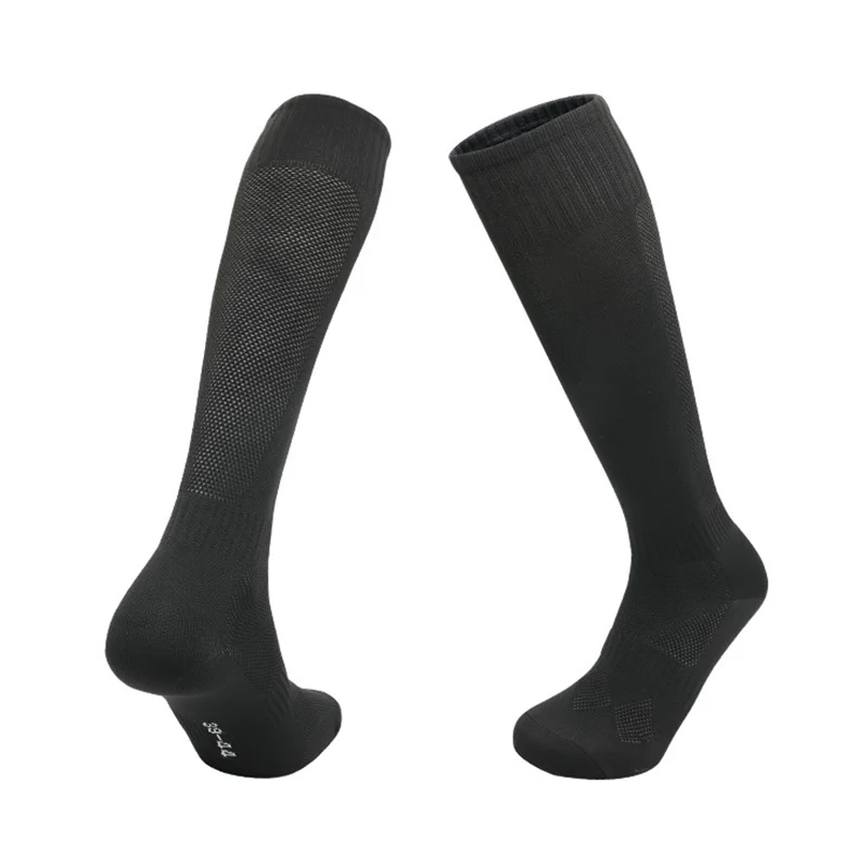 Футбольные аксессуары черные белые футбольные носки для мужчин подростков детей