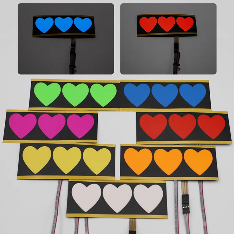 

Электрический стикер на лобовое стекло, стикер на лобовое стекло, декоративная светящаяся Автомобильная наклейка, автомобильные наклейки