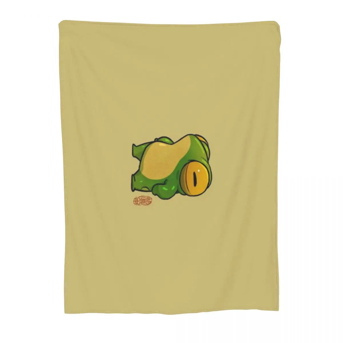 Милое детское одеяло с изображением лягушки в азиатском стиле ультрамягкое