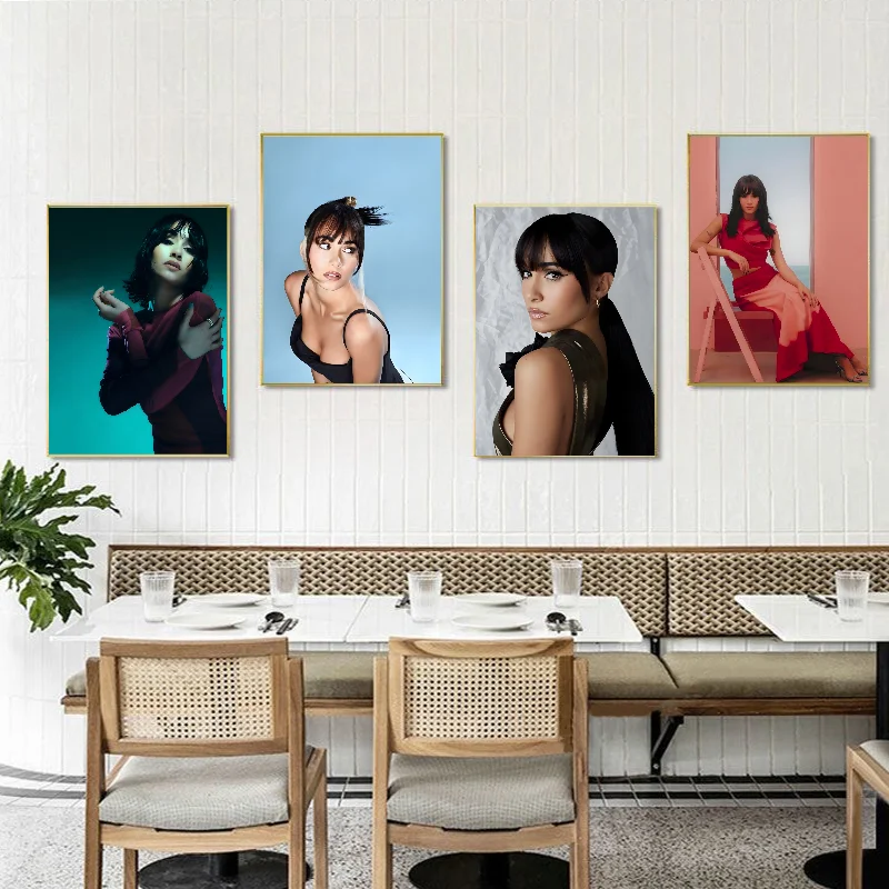 Певица Айтана Окана плакат самоклеящаяся художественная водостойкая бумажная