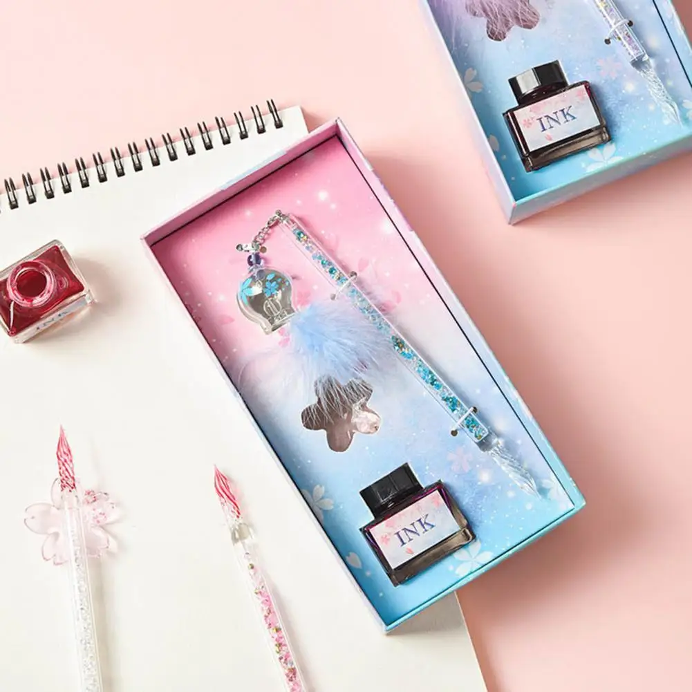 

1 Set Fountain Pen Colored Calligraphy Dipping Pen Multi-color Portable Dip Pen