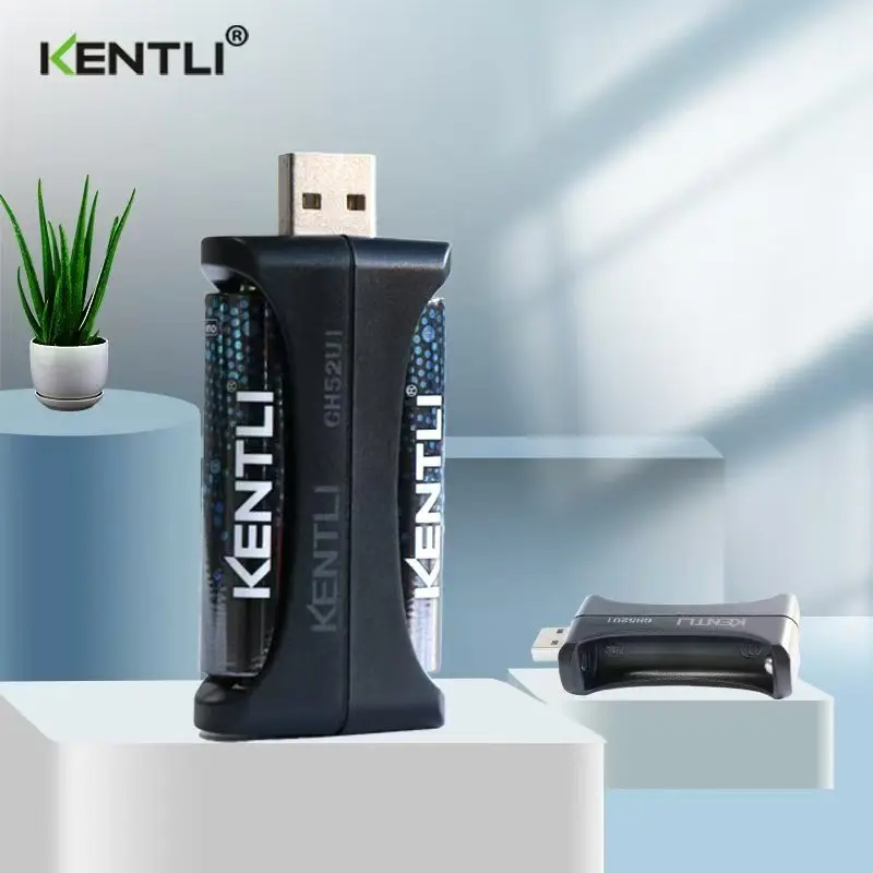 Фото Литий-ионные аккумуляторы KENTLI 1.5V 900/3200мВтч (типа ААА) для микрофонов, электрических игрушек, беспроводных мышей и зарядное устройство для АА/ААА батареек №3