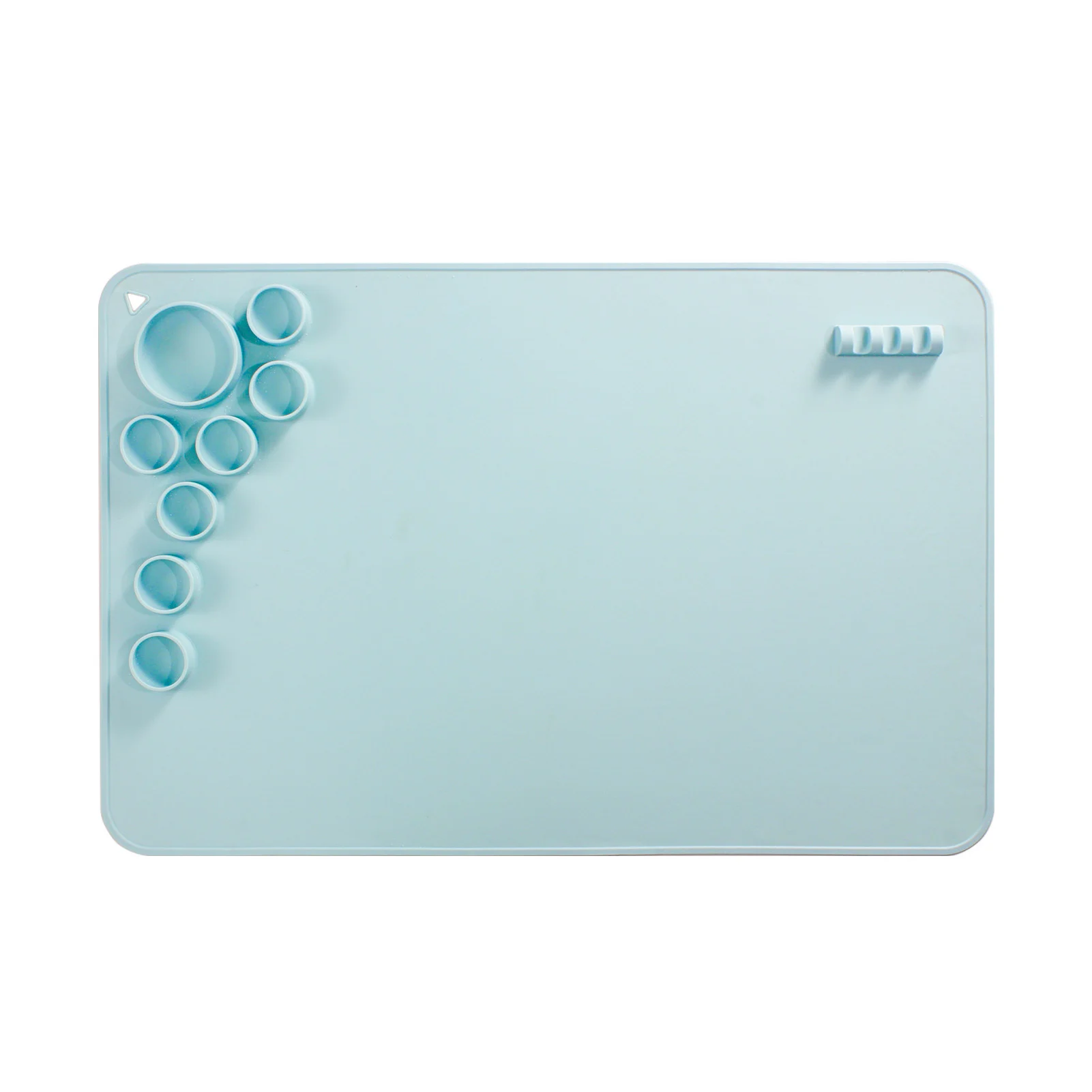 

Pen Holder Non Slip Watercolor For Painting Flexible DIY Easy Clean Silicone Craft Mat Jewelry Making Large With Compartments